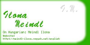 ilona meindl business card